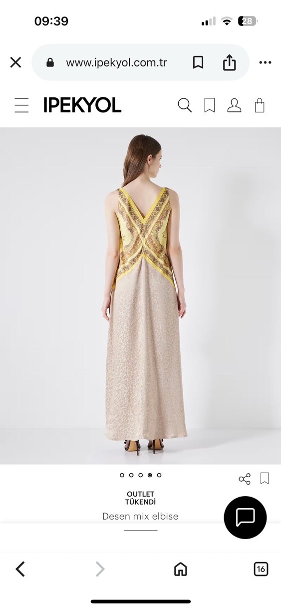 İpekyol Desen Mix Uzun Elbise - Görsel 4