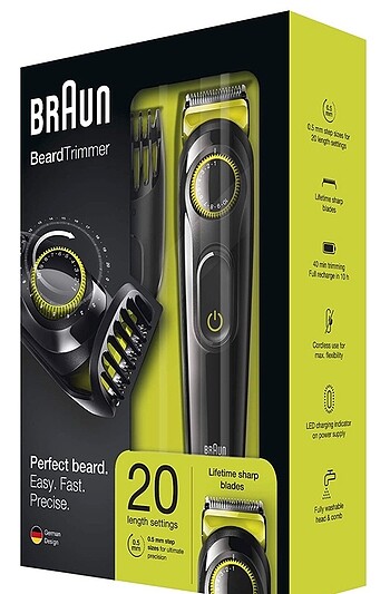 BRAUN BT3021 kutulu faturalı