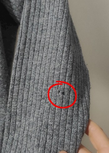 Gri Kadın Triko Uzun Etek ve Hırka Takımı - Görsel 6