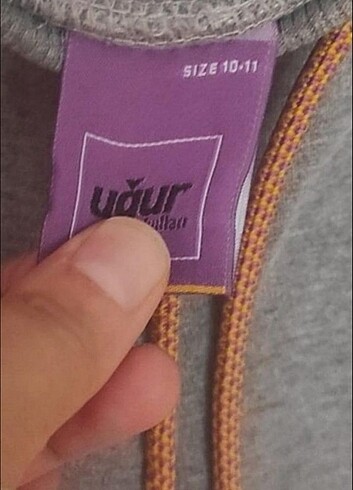 11-12 Yaş Beden gri Renk Uğur okulları şort