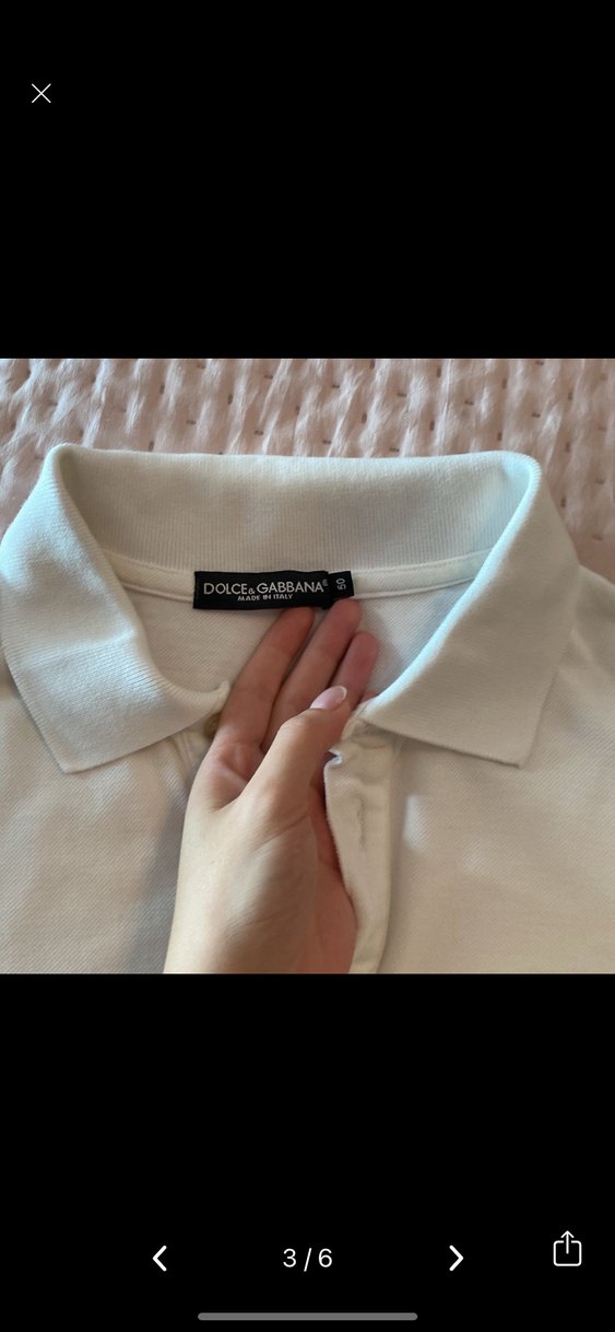 ORJINAL DOLCE GABBANA Polo Tişört - Görsel 3