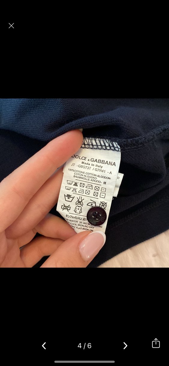 ORJINAL DOLCE GABBANA Polo Tişört - Görsel 4