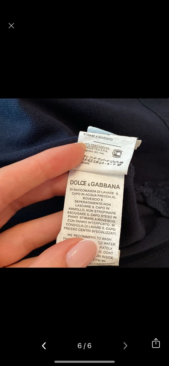 ORJINAL DOLCE GABBANA Polo Tişört - Görsel 5