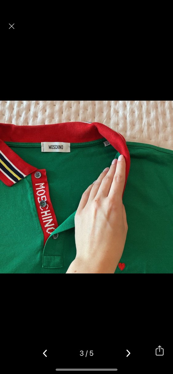 ORJINAL MOSCHINO Polo Tişört - Görsel 3