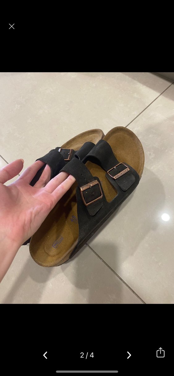 BIRKENSTOCK ARIZONA KAHVERENGI ERKEK TERLIK ORJINAL - Görsel 2