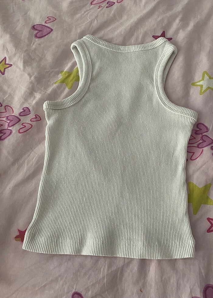 Beyaz halter yaka atlet - Görsel 5