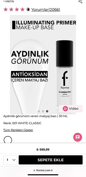 Flormar illuminating primer makyaj bazı - Görsel 2