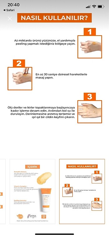 Sinoz pumpkin gel peeling - Görsel 7