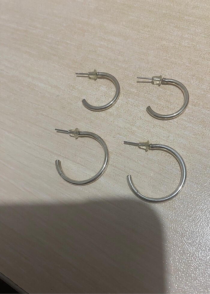 2 çift halka küpe - Görsel 4