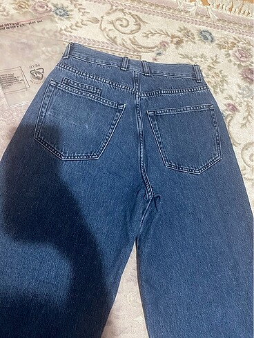 Pull&bear yüksek bel lacivert jean - Görsel 7