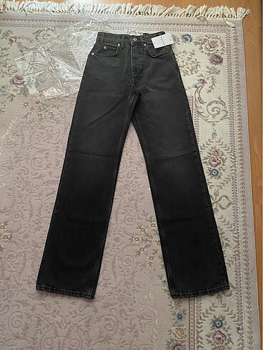 Zara yüksek bel füme jean