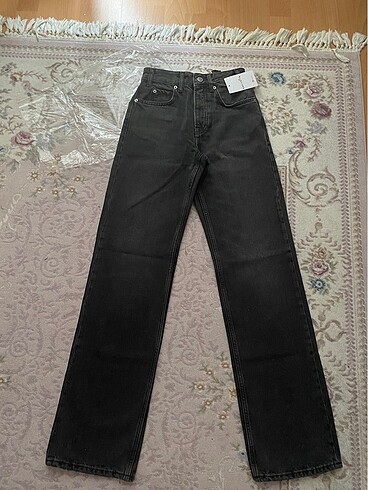 Zara yüksek bel füme jean - Görsel 3