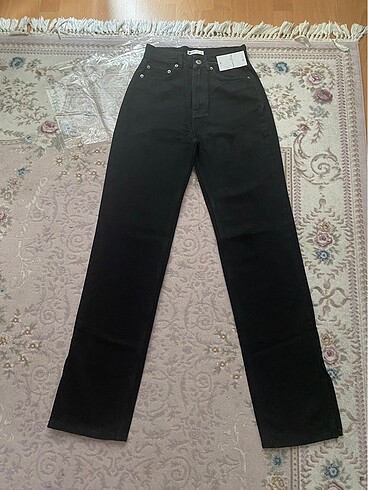 Ginatricot yüksek bel siyah jean
