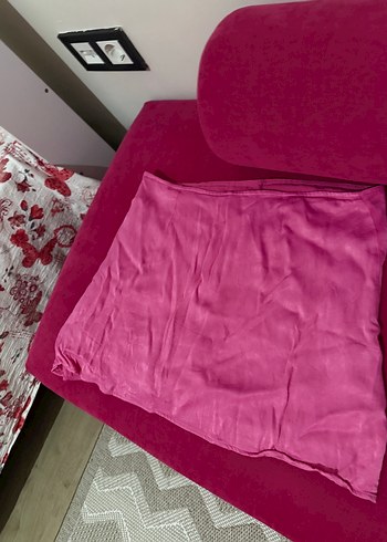 Düğmeli Pembe Mini Etek - Görsel 2