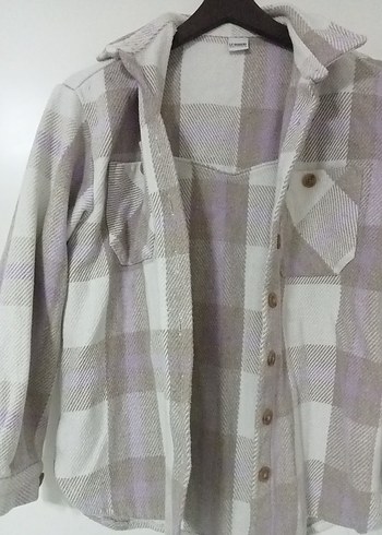 Düğmeli Uzun Kollu Kiz çocuk Gömlek - Görsel 3