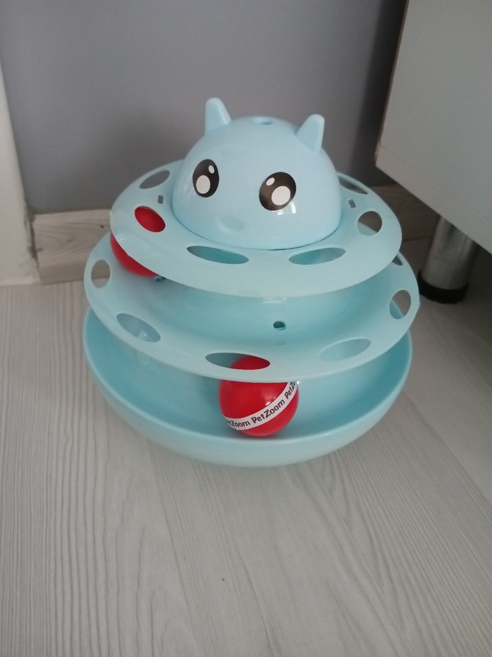 Renkli Mavi Kedi Oyuncağı - Görsel 3