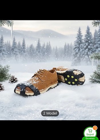 Mangan Çelik Erkek Kayak Botu Kaydırmaz Tırmanma - Görsel 3