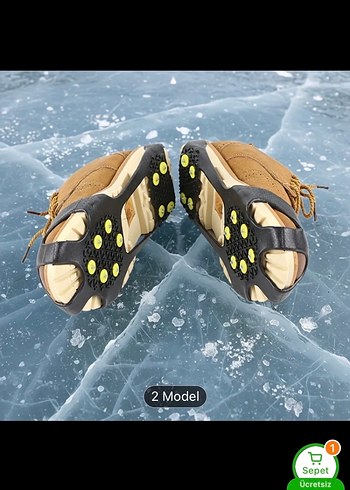 Mangan Çelik Erkek Kayak Botu Kaydırmaz Tırmanma - Görsel 2