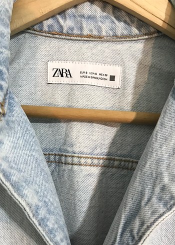 Düğmeli Mavi Kadın Denim Tulum - Görsel 9