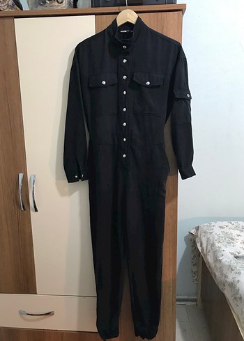 Mavi İcon Kadın Siyah Denim Uzun Tulum - Görsel 3