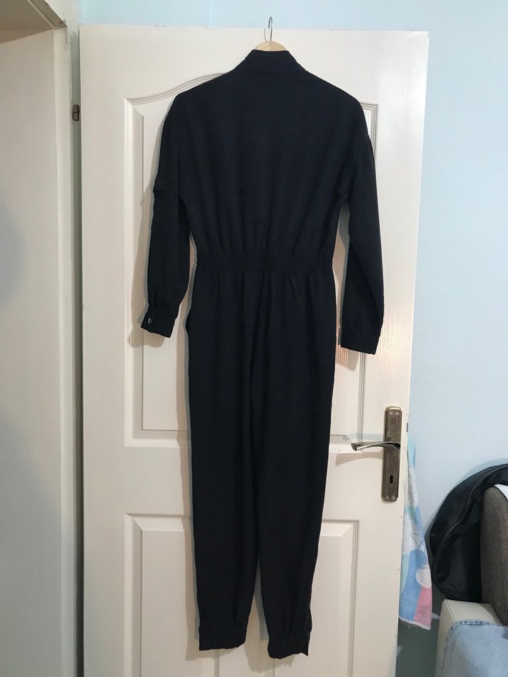 Mavi İcon Kadın Siyah Denim Uzun Tulum - Görsel 2