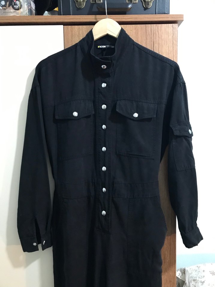 Mavi İcon Kadın Siyah Denim Uzun Tulum - Görsel 5