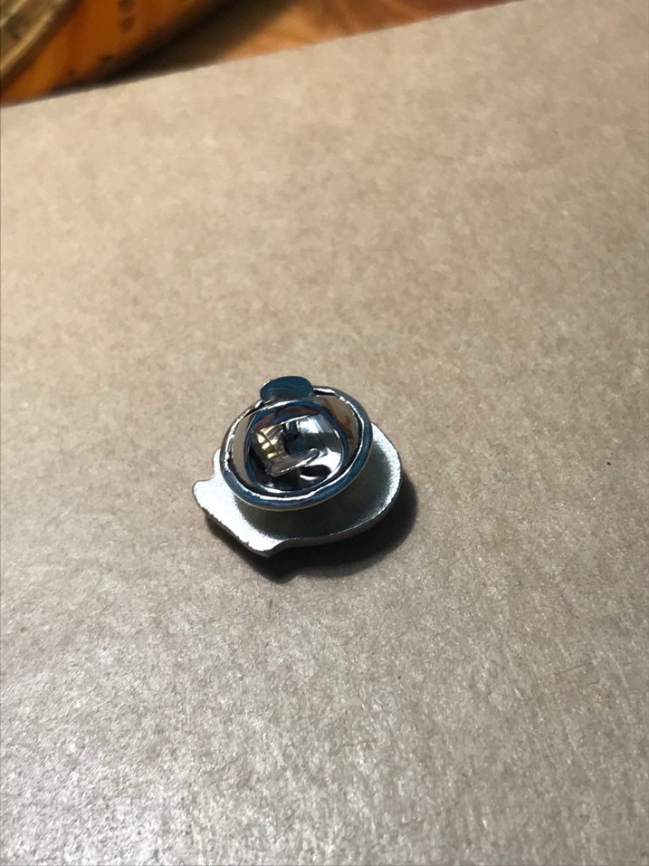 Erkek Vintage Parlak Kahverengi Rozet - Görsel 3