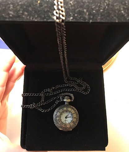 Saat kolye yurt dışı unisex