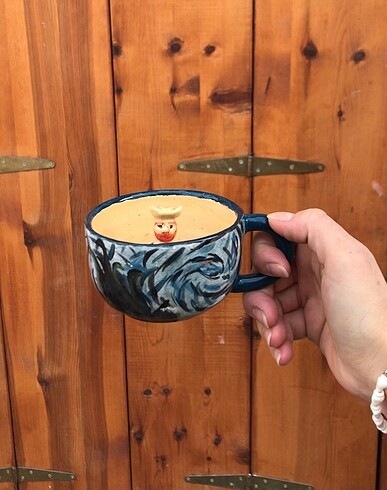 Van Gogh yıldızlı gece kupa