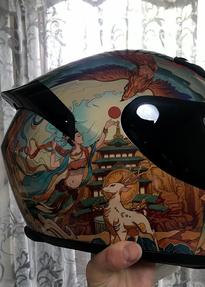 Motosiklet Kaskı Unisex - Görsel 2