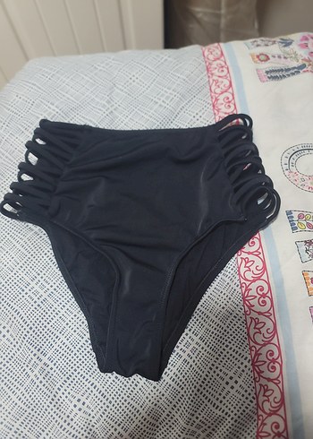 Siyah Strappy Mini Bikini Takım - Görsel 6
