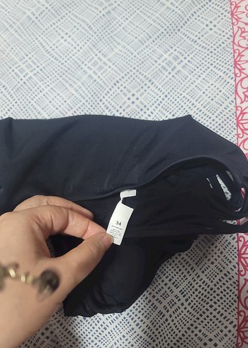 Siyah Strappy Mini Bikini Takım - Görsel 4