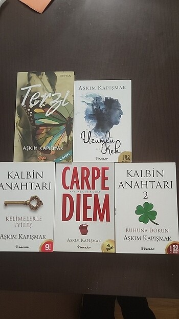 Aşkım Kapışmak Kitap Seti 2 - Üzümlü Kek, Terzi, Carpe Diem, Kal