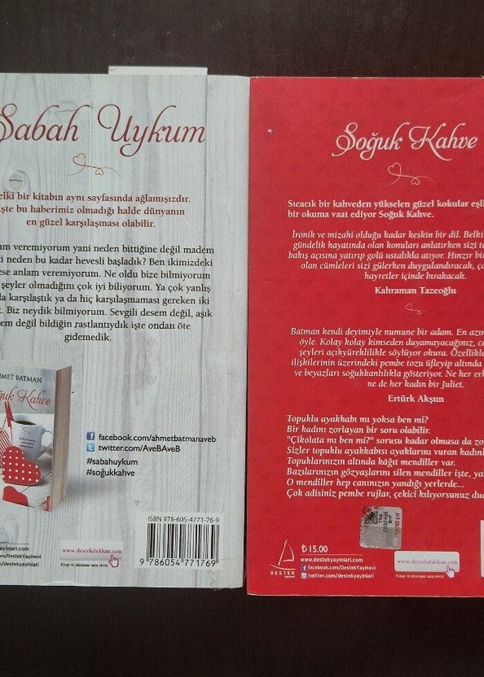 AHMET BATMAN KİTAP SETİ - Sabah Uykum, Soğuk Kahve (2 kitap) - Görsel 2