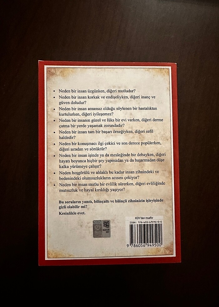 Bilinçaltının Gücü- joseph Murphy
 - Görsel 2