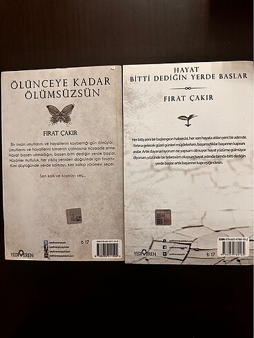 İkili Set- Ölünceye Kadar Ölümsüzsün- Hayat Bitti Dediğin Yerde