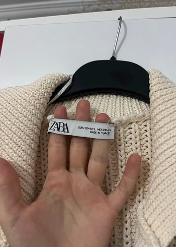 Zara Çizgili, Yumuşak Dokulu Kadın Triko Kazak zara
