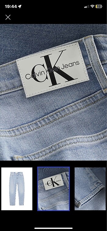 ORİJİNAL CALVİN KLEİN MOM JEANS