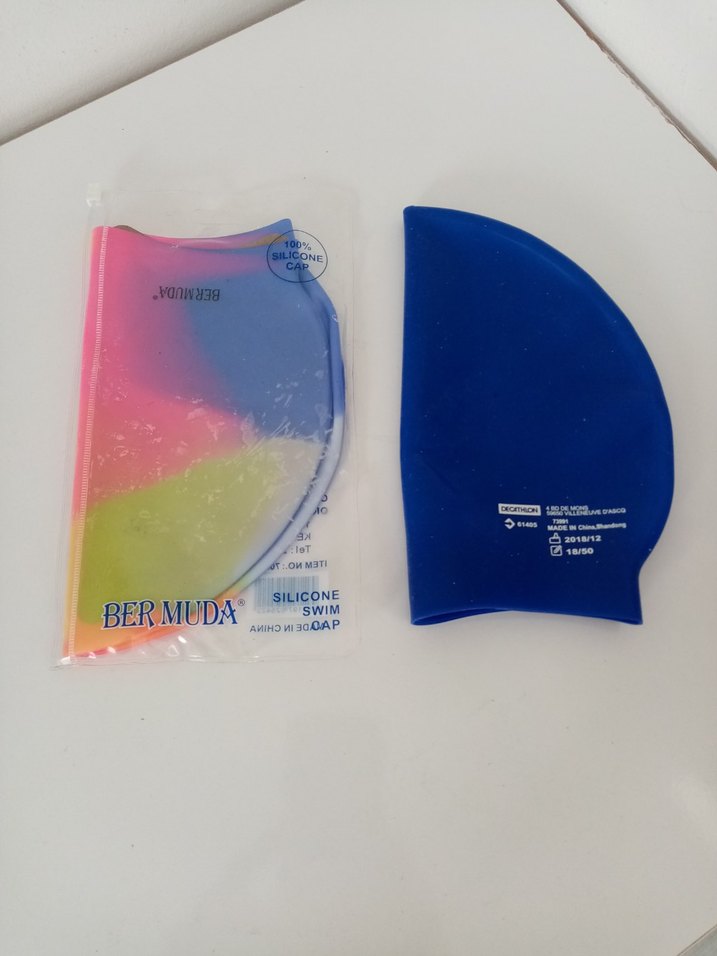 Renkli Bağcıksız Silikon Yüzme Bone - Görsel 2