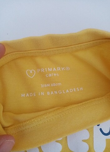 9-12 Ay Beden PRIMARK marka tşört
