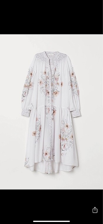 H&M beyaz elbise