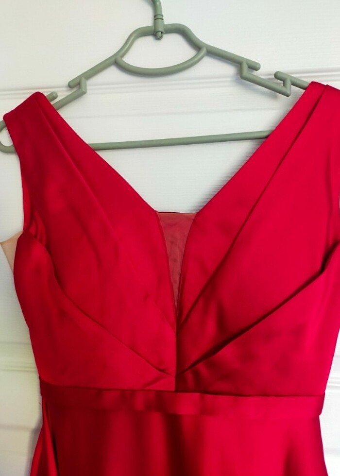 Bordo abiye - Görsel 2