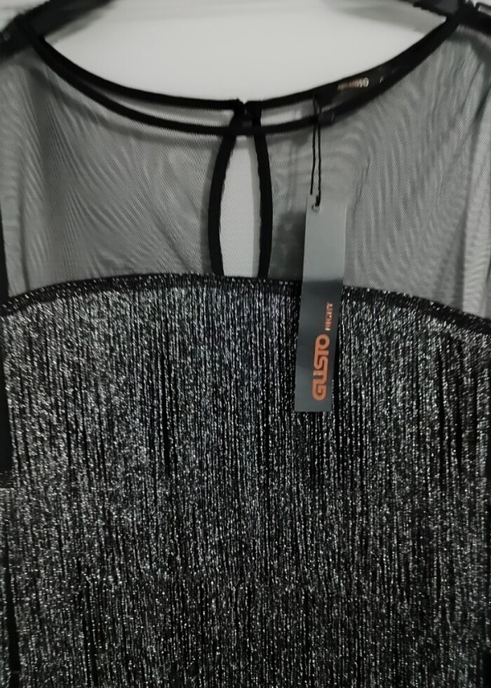 Gusto siyah elbise - Görsel 2