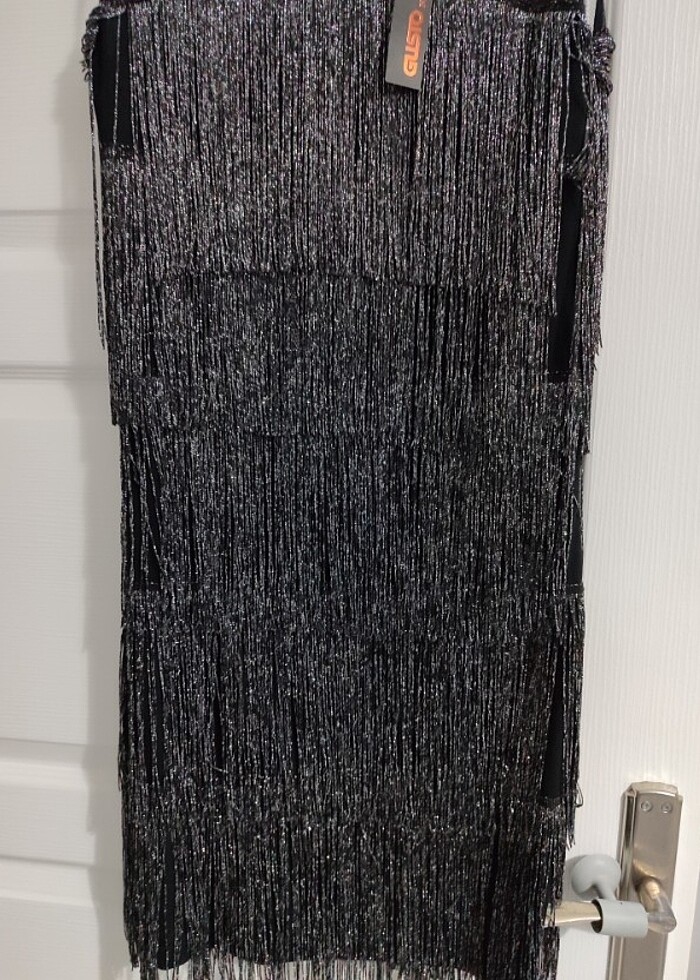 Gusto siyah elbise - Görsel 4