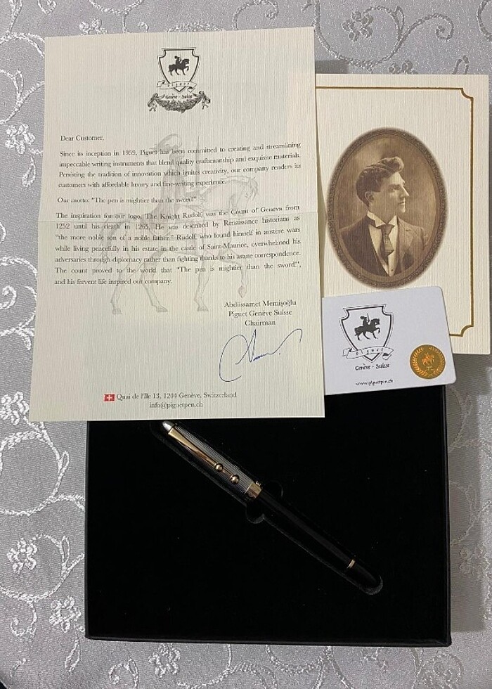 Piguet Geneve Suisse tükenmez kalem - Görsel 4