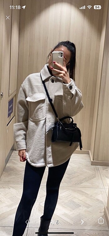 Bershka tüylü ceket