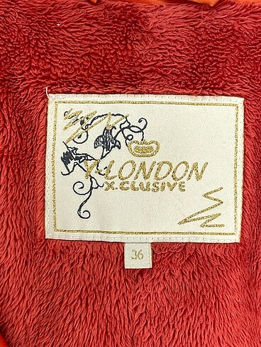36 Beden turuncu Renk Y-London Mont %70 İndirimli.