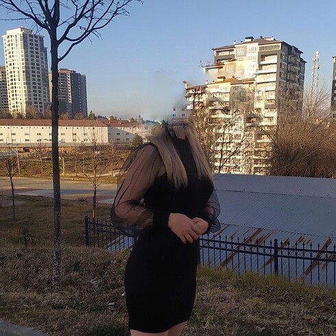 m Beden siyah Renk Elbise