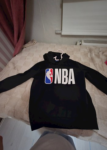 Defacto Siyah NBA Sweatshirt - Görsel 4