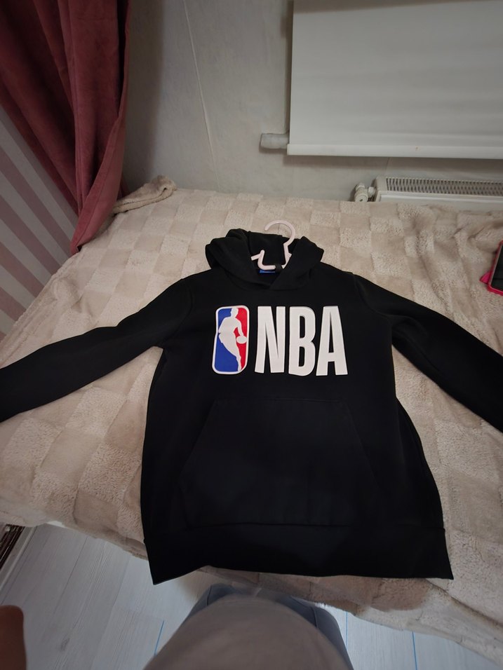 Defacto Siyah NBA Sweatshirt - Görsel 4